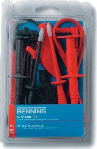 Benning Zest.przewodow pomiarowych TA,3 8-czesciowy BENNING