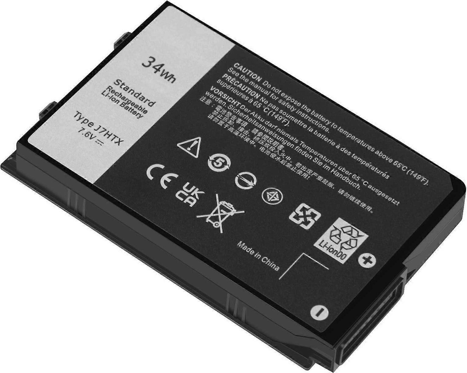 Bateria Dell 34Wh Lithium-ion battery for