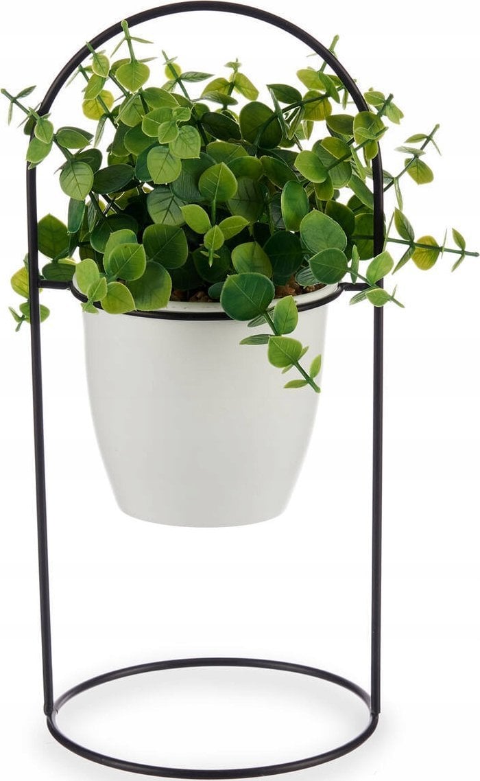 Ibergarden Sztuczny kwiat w doniczce i na metalowej podstawce, Ø 21 x 30 cm