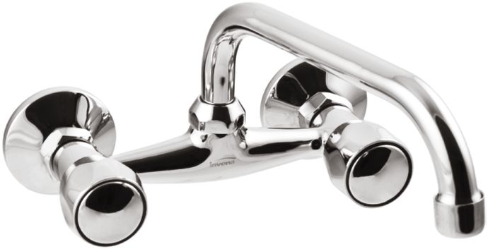 Bateria kuchenna Invena Modena ścienna chrom (BC-14-FOS)