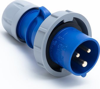 PCE Wtyczka przenośna Shark 32A 230V 2P+Z IP67