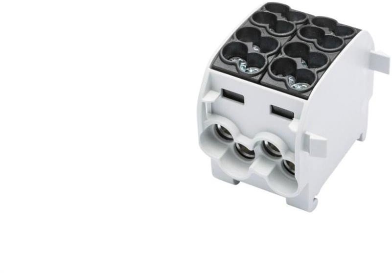 Blok rozdzielczy-odgałęźny Al/Cu SCB 25-2 (80120) SIMBLOCK jednobiegunowy 2x25mm2 czarny 81505007