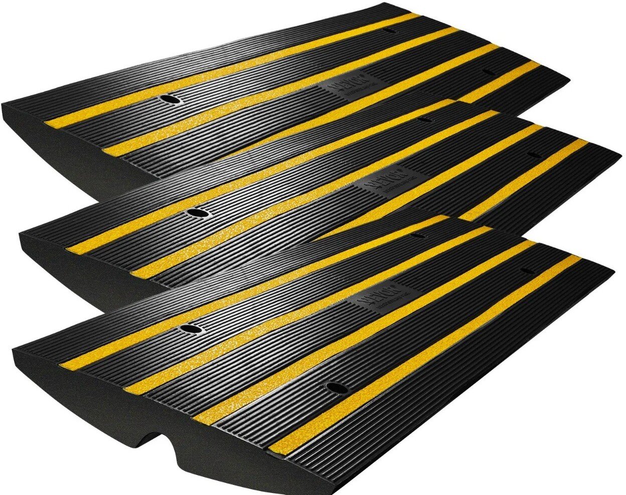 Podjazd gumowy 3 szt. 6,6 cm do 15T rampa progowa do garażu i podjazdu