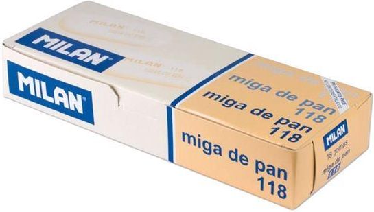 Milan Gumka syntetyczna owalna 3 kolory (18szt) MILAN