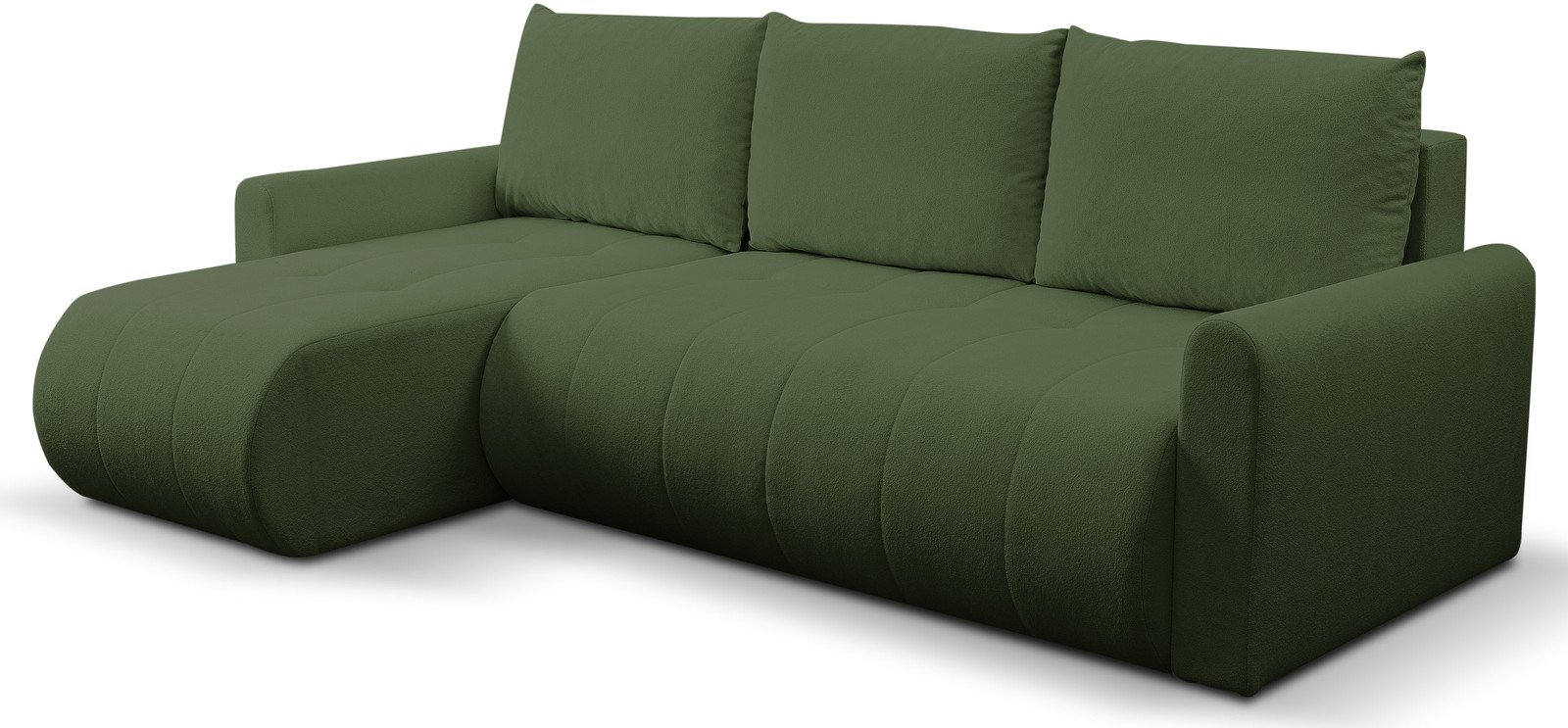 Narożnik Primo w tkaninie GERRA z funkcją spania i pojemnikiem na pościel