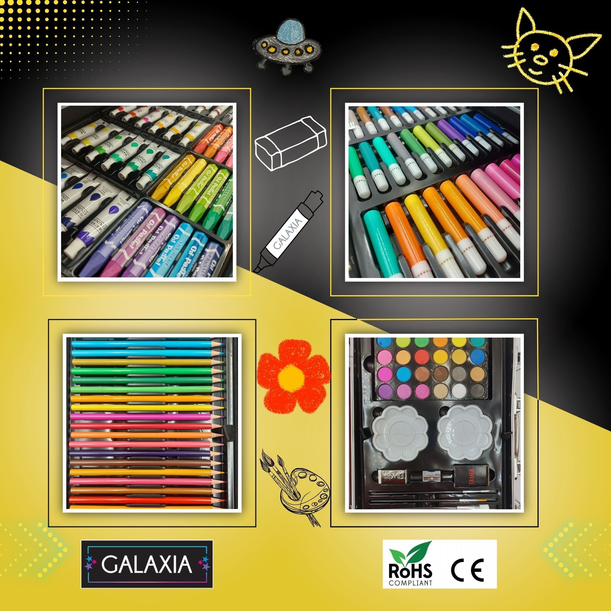 Zestaw do Malowania dla Dzieci w walizce jednoroÅ¼ec