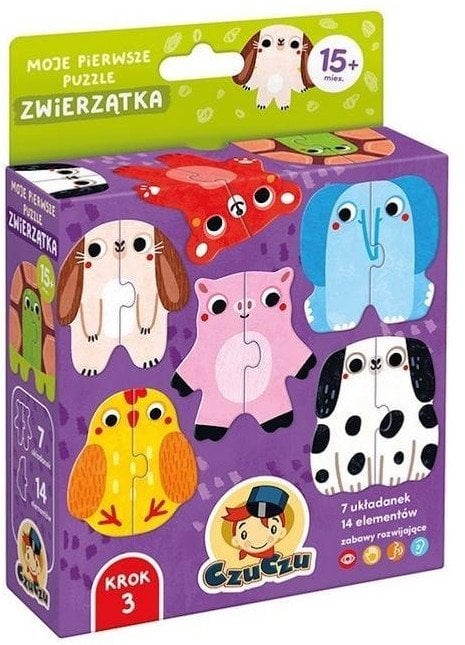 CzuCzu Moje pierwsze puzzle Zwierzątka 94140