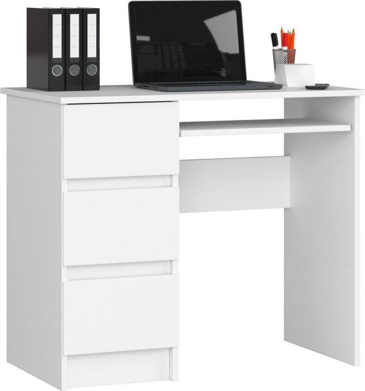 Biurko Fabryka Mebli Akord A-6 Białe 90 cm x 50 cm