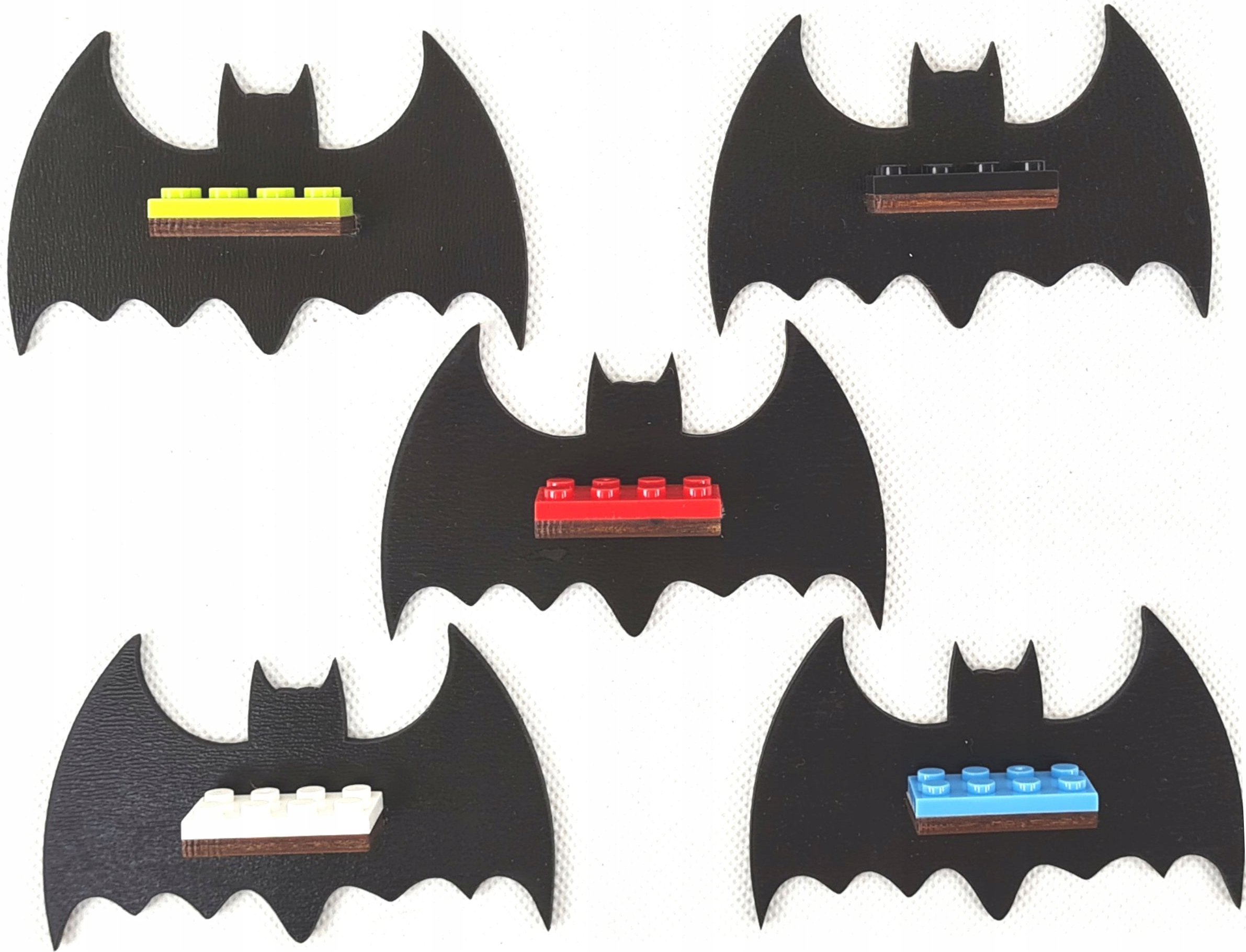 naSciane Półka regał nietoperz na ludziki figurki klocki 5s