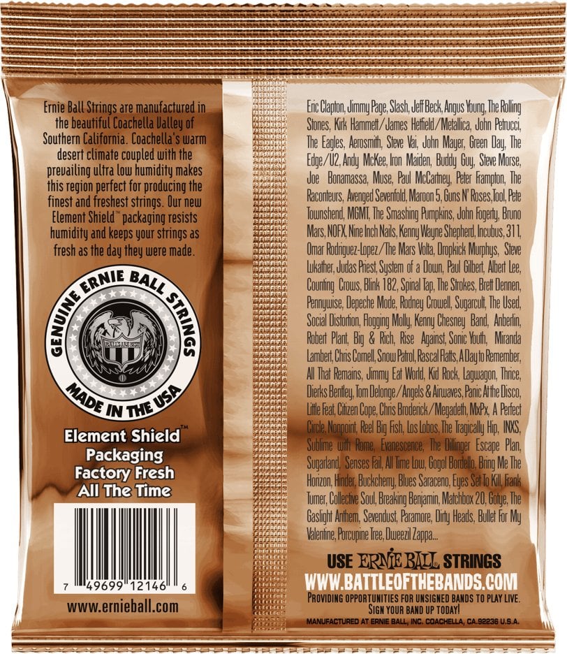 ERNIE BALL 2146 Earthwood Phosphor Bronze Medium Light - Stal Struny do gitary akustycznej