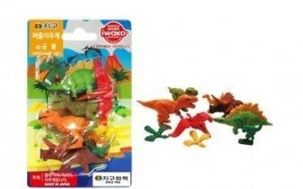 Iwako Zestaw gumek do ścierania - Dionzaury (258961)