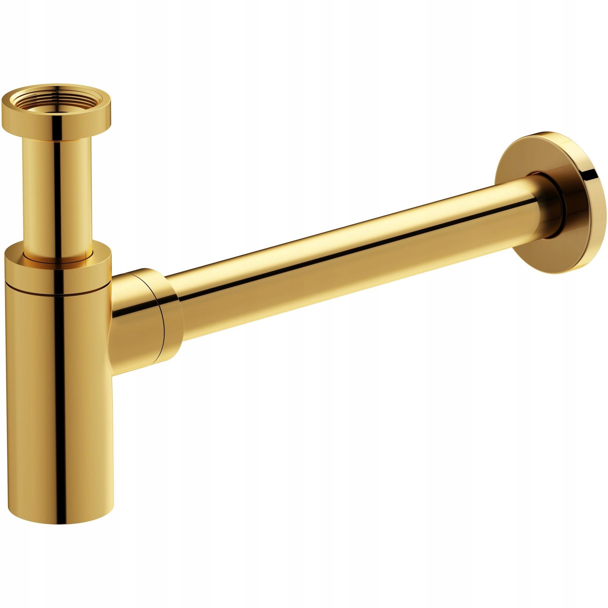 Syfon Cersanit (umywalkowe syfony) Syfon do umywalki INVERTO OVAL złoty (S951-714)