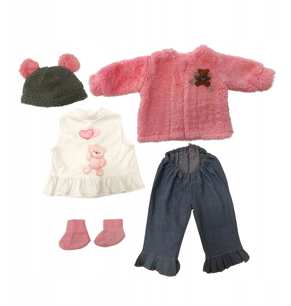 Zestaw ubranka dla lalek bobas duża Ubranko dla lalki 56cm