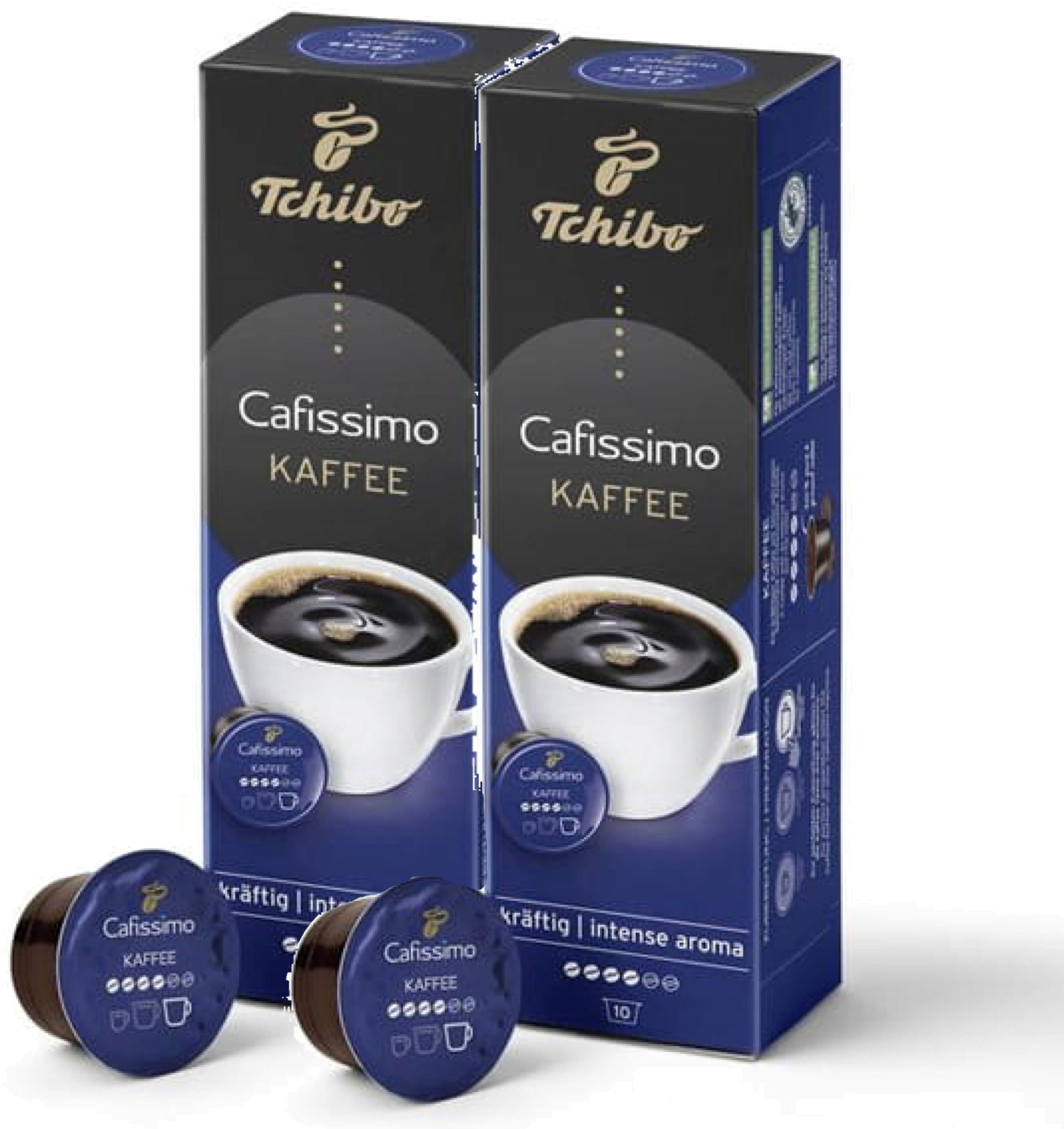 Tchibo Kawa Cafissimo Kawa Intense Aroma 10x2 Kapsułek Arabika Zestaw
