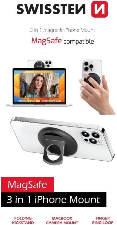 Swissten 3in1 MagStick iPhone Mount