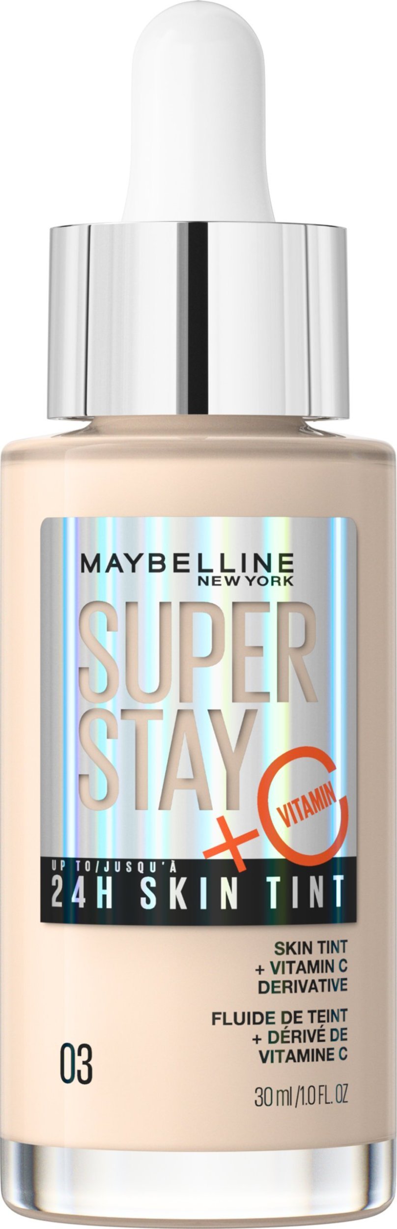MAYBELLINE_Super Stay 24H Skin Tint rozświetlający podkład do twarzy z witaminą C 03 30ml
