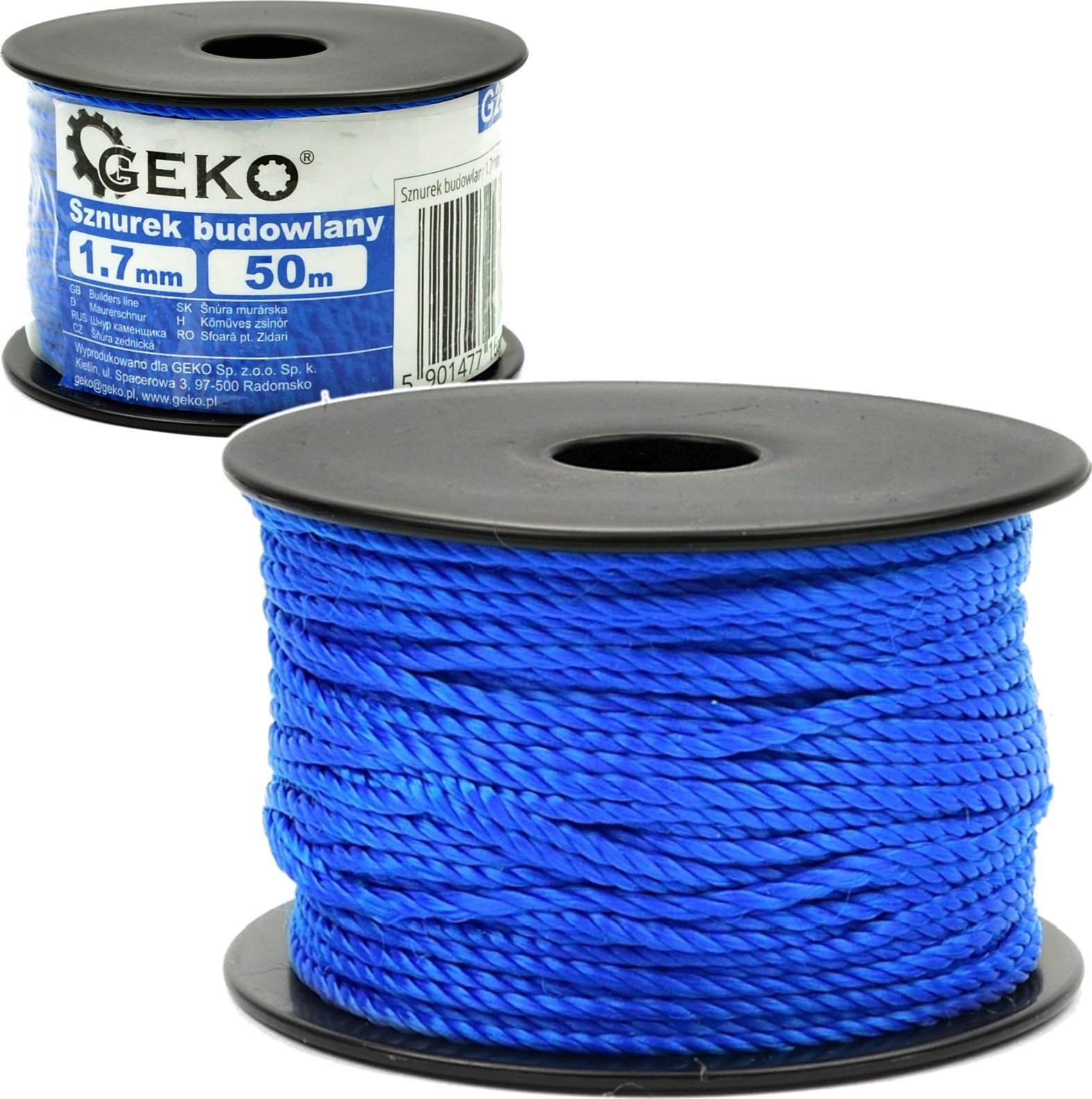 Geko Sznurek budowlany 1.7mm 50m (100)