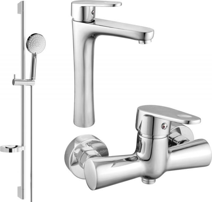 Mexen Mexen Kama DS75 zestaw prysznicowy, chrom - 72514DS75-00