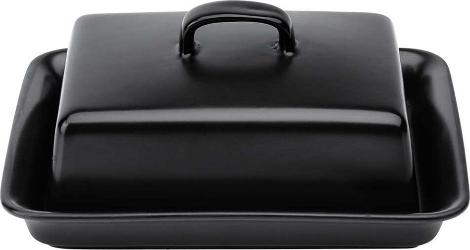 MASELNICZKA MASELNICA CERAMICZNA CZARNA 139679