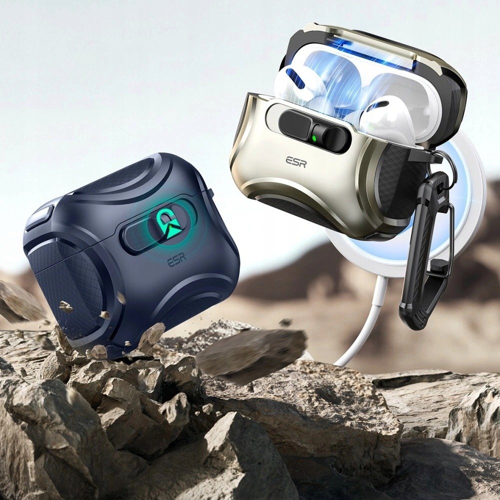 ESR Etui Cyber FlickLock HaloLock MagSafe do Apple AirPods Pro 3 Blue