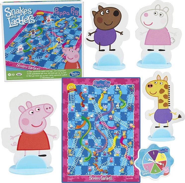 Hasbro Gra planszowa Drabiny i węże Świnka Peppa GR0672