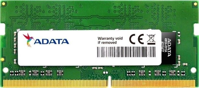 Pamięć do laptopa ADATA Premier, SODIMM, DDR4, 8 GB, 2666 MHz, CL19 (AD4S26668G19-SGN)