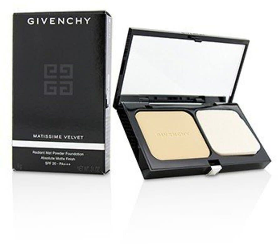 Givenchy, Matissime Velvet, Mattifying, Compact Foundation, 01, Mat Porcelain, 9 g For Women