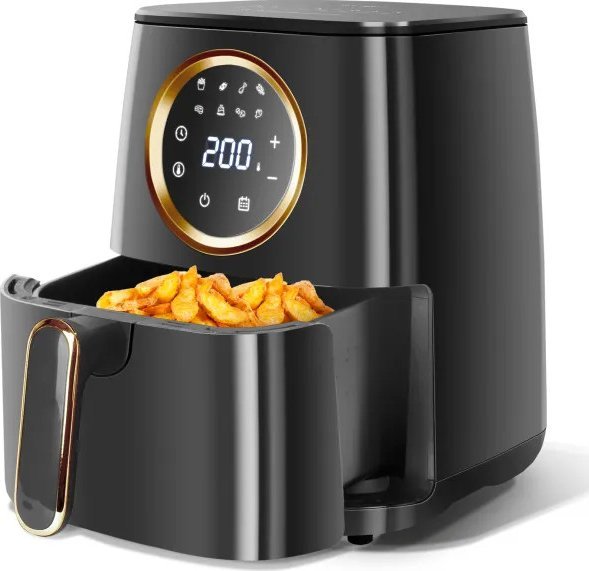 Frytkownica beztłuszczowa Aigostar Elektroniczna frytkownica beztłuszczowa 1400 W 4,2 l Elektroniczna frytkownica beztłuszczowa 1400 W 4,2 l