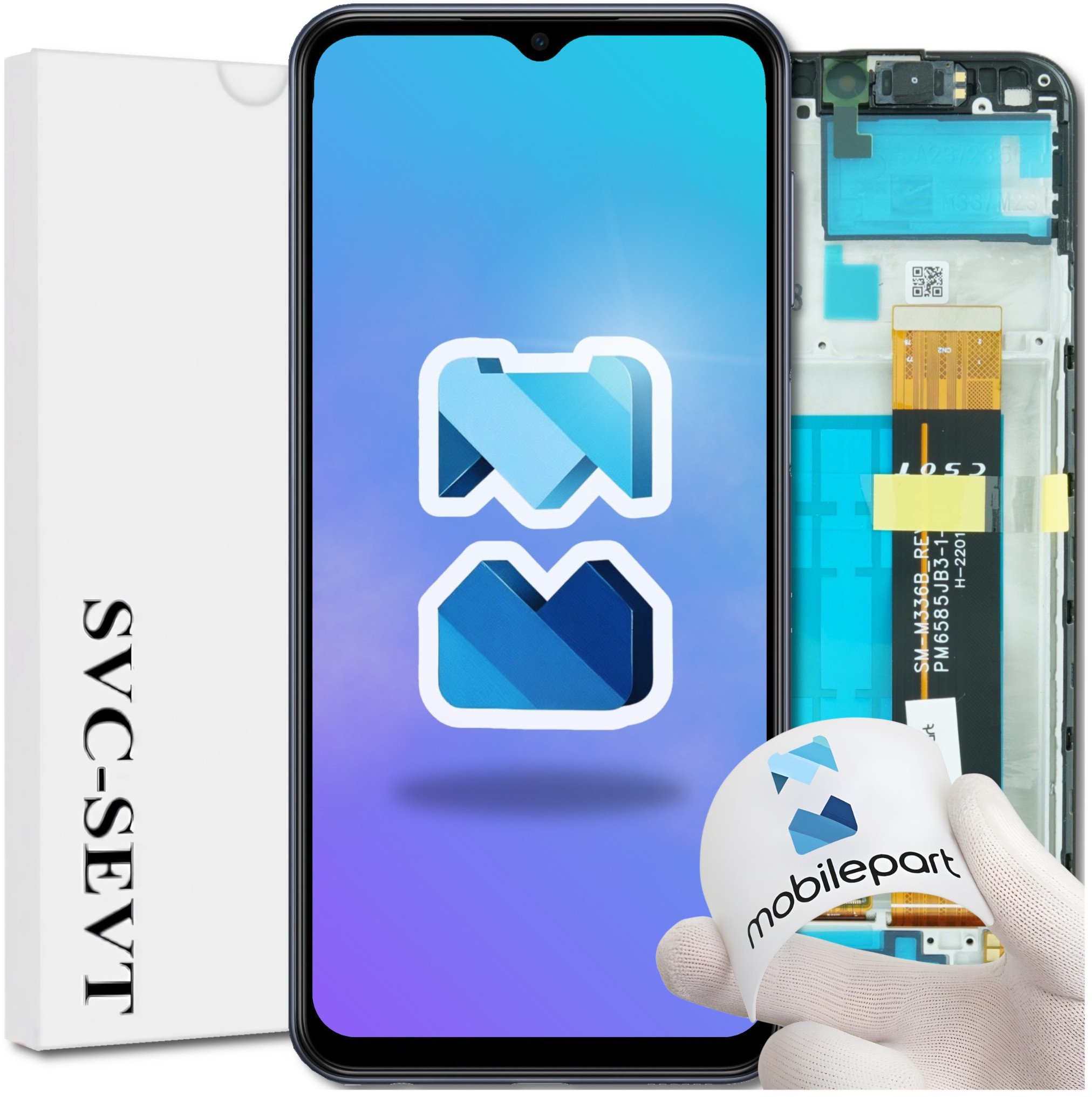 Wyświetlacz do Samsung Galaxy M33 5G LCD SM-M336B Ramka Oryginał Mobilepart