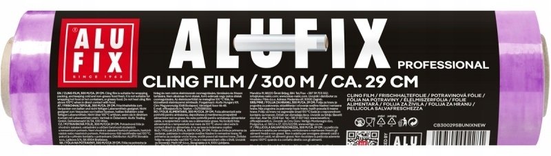 Folia spożywcza ALUFIX Foli-Fix, PVC, 29cmx300m