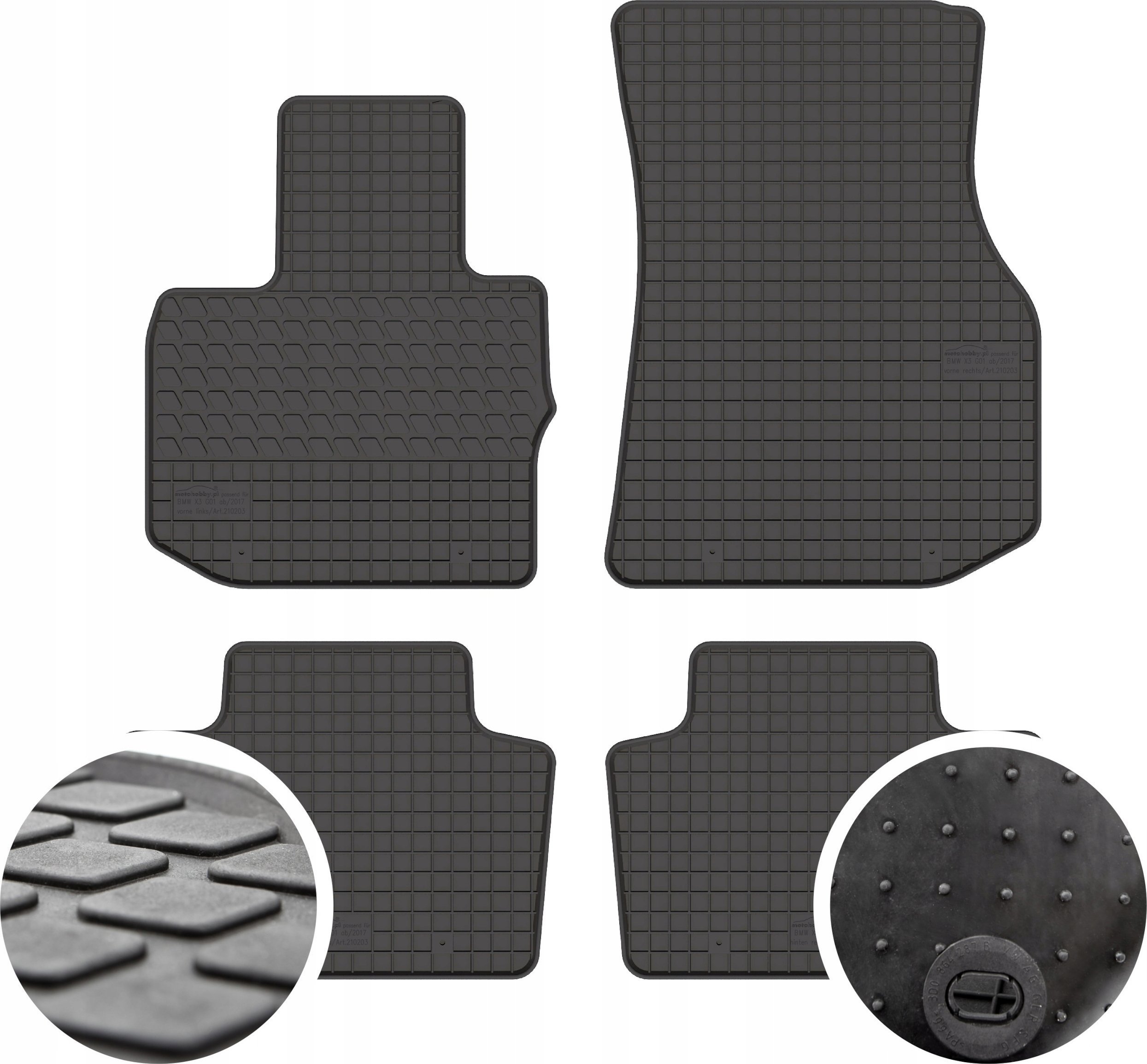 GeyerHosaja Dywaniki gumowe do BMW X4 G02