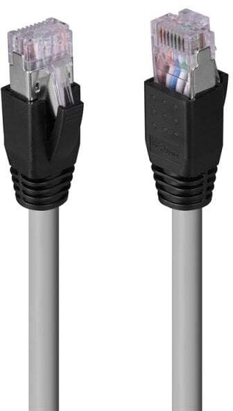Lindy 50m Cat.6A U/FTP LSZH Solid Core Kabel szary