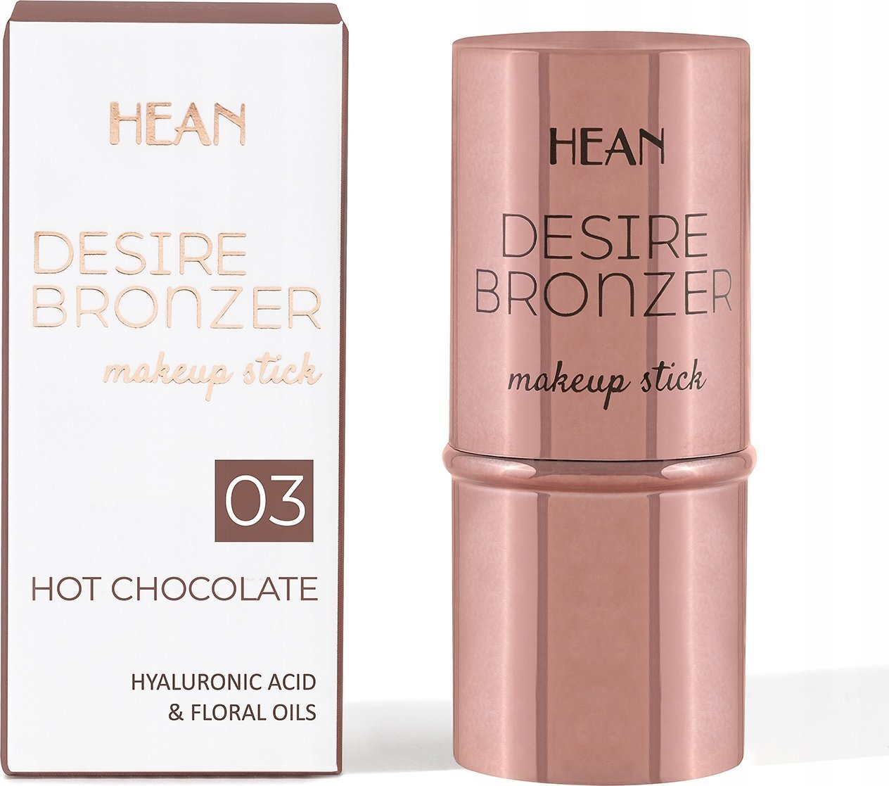 Hean Desire Bronzer Sztyft do konturowania twarzy 5.5g Hot Chocolate (03)
