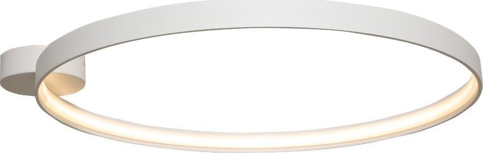 Lampa sufitowa Zumaline Przysufitowa lampa metalowa Carlo LED 50W 3000K do salonu biała