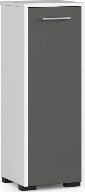 Fabryka Mebli Akord Szafka łazienkowa stojąca FIN S 30 cm - biała-grafit szary