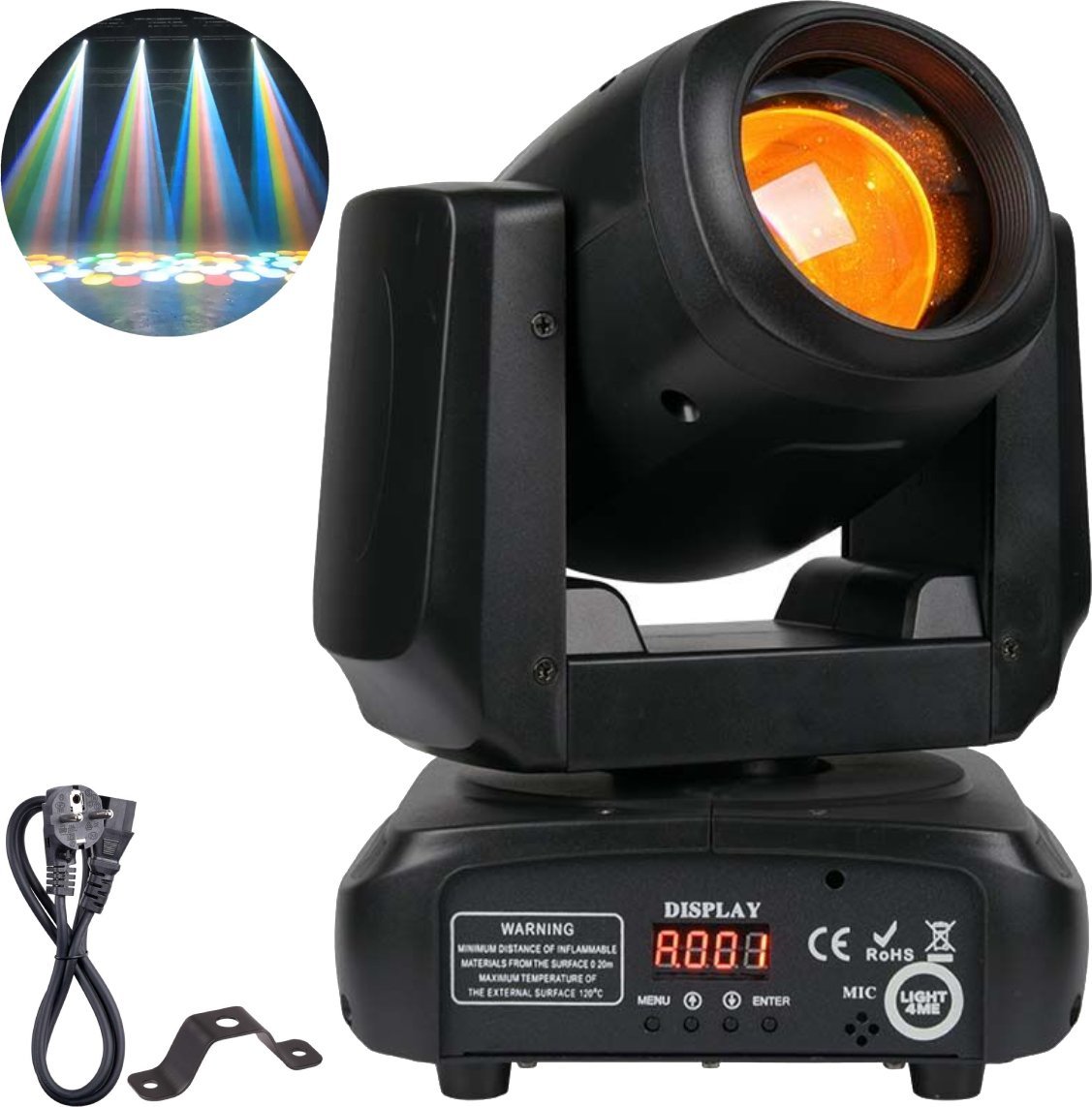 LIGHT4ME LIGHT4ME FOCUS 100 BEAM głowica ruchoma LED