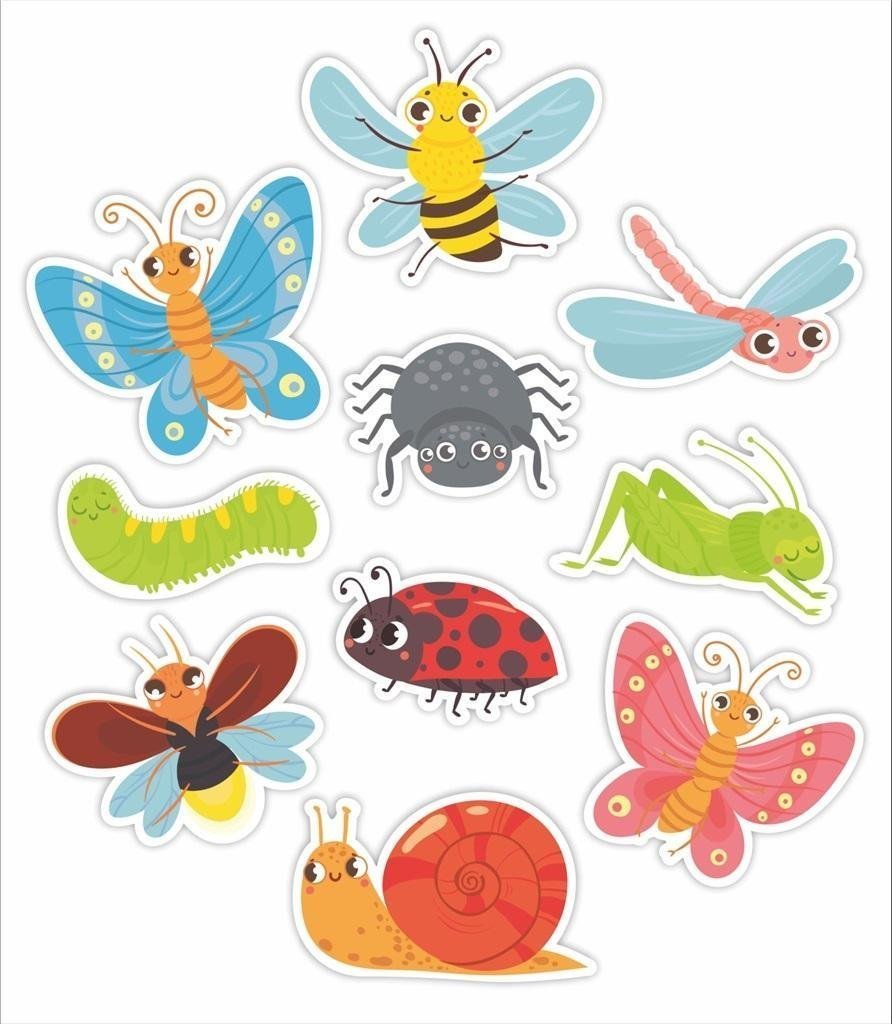 LearnHow Dekoracje okienne dwustronne - Małe...01 10szt