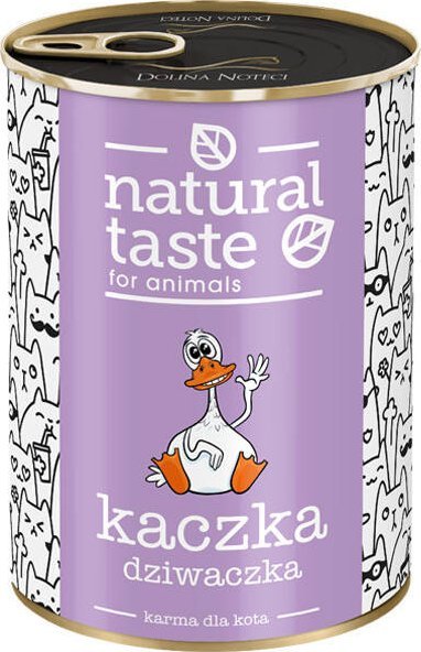 Mokra karma dla kota Natural Taste Kaczka Dziwaczka danie z kaczki 400 g