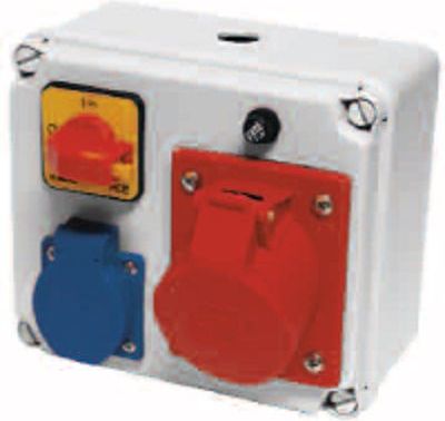 PCE Rozdzielnica stacjonarna PŁOCK 16A/5P GSxTOPIK 10A R.0-1 16A 3P IP44 (9789215W)