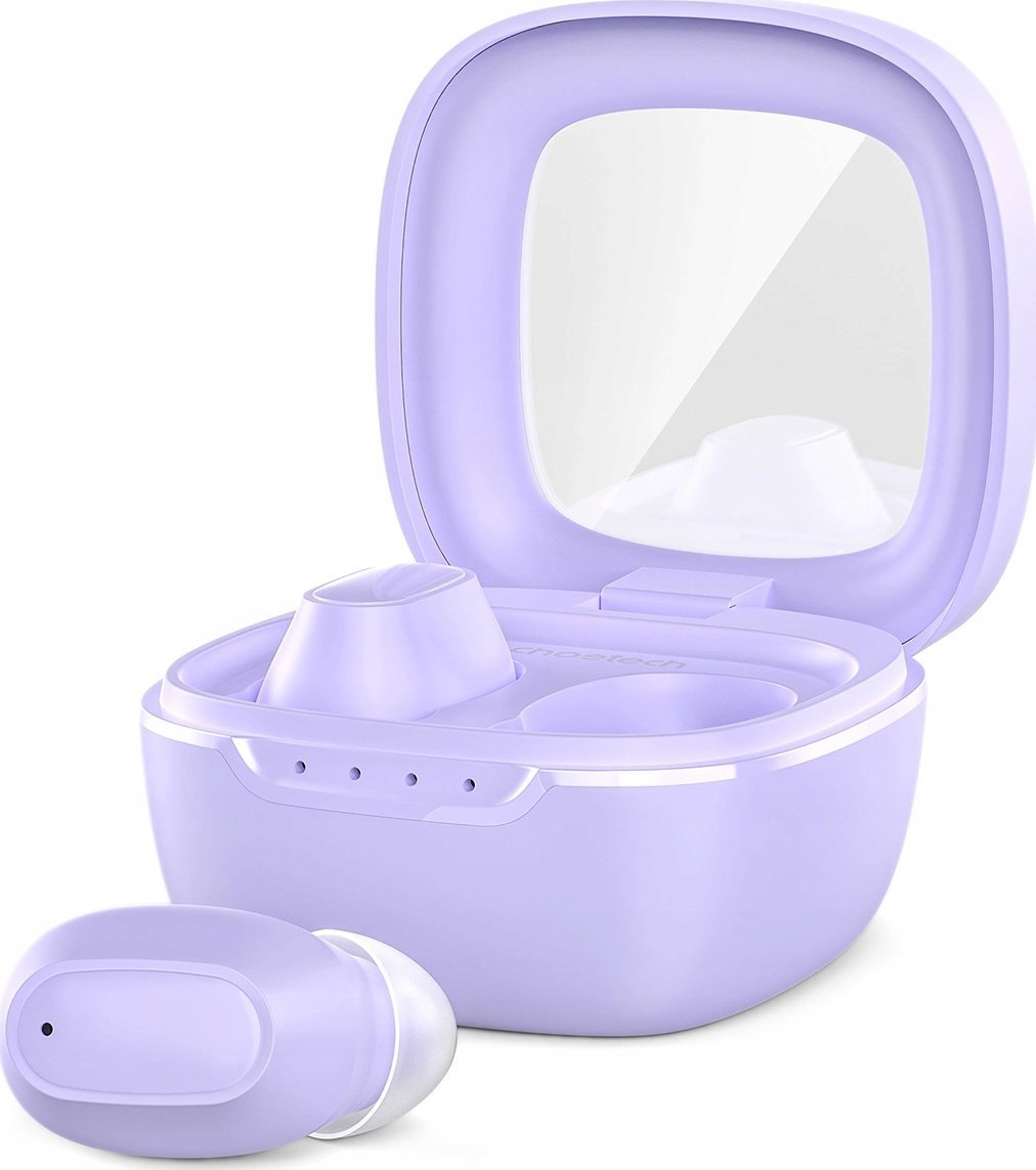 Słuchawki Choetech Słuchawki Choetech MEMS bezprzewodowe TWS Bluetooth 5.3 - fioletowe