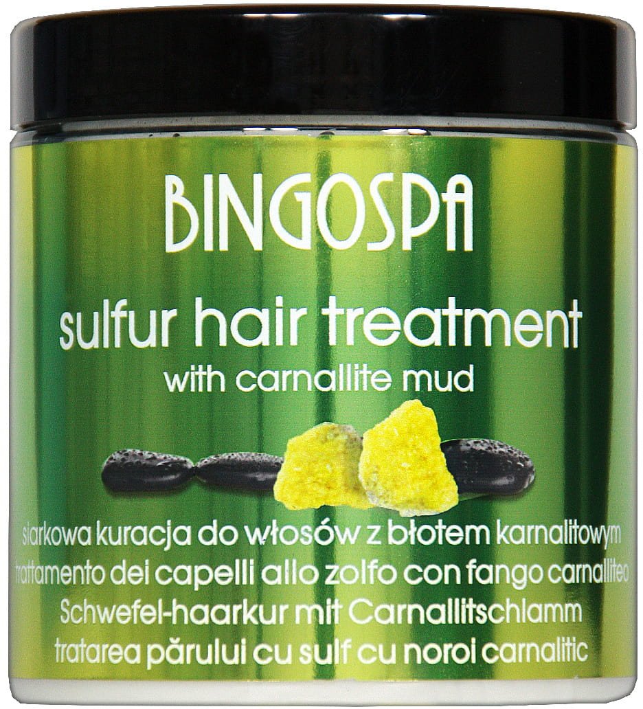 BingoSpa Siarkowa kuracja do włosów z błotem karnalitowym BingoSpa