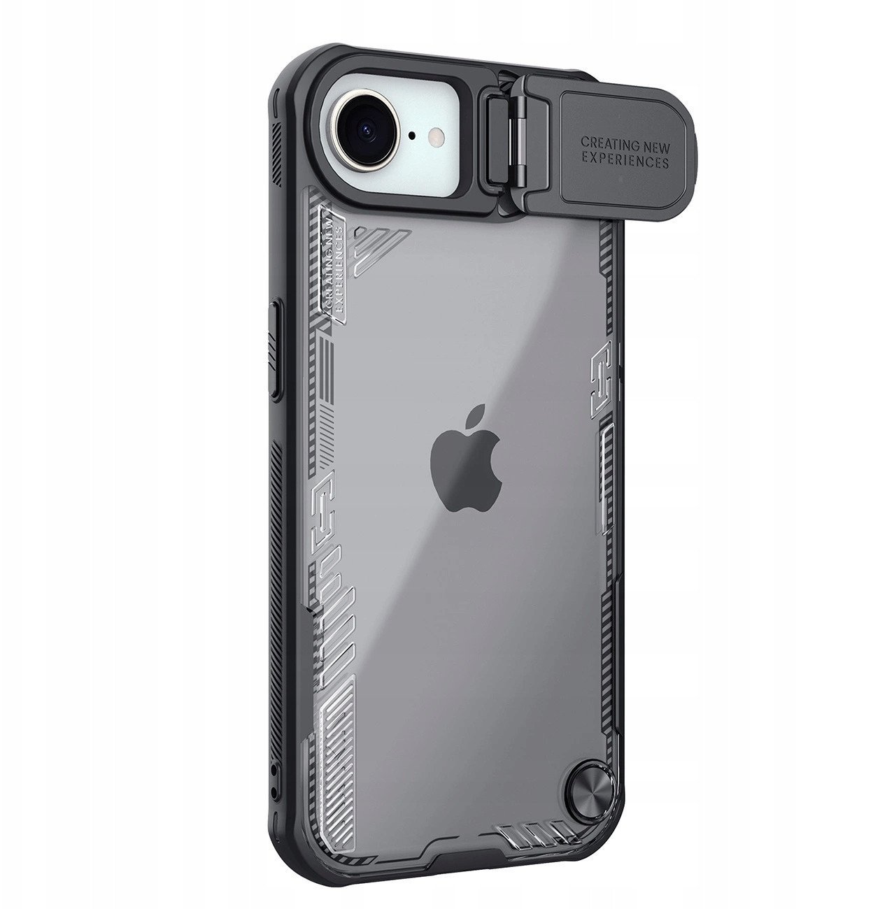 Nillkin Etui Iceblade Prop z osłoną obiektywu i podstawką na iPhone 16e - czarne