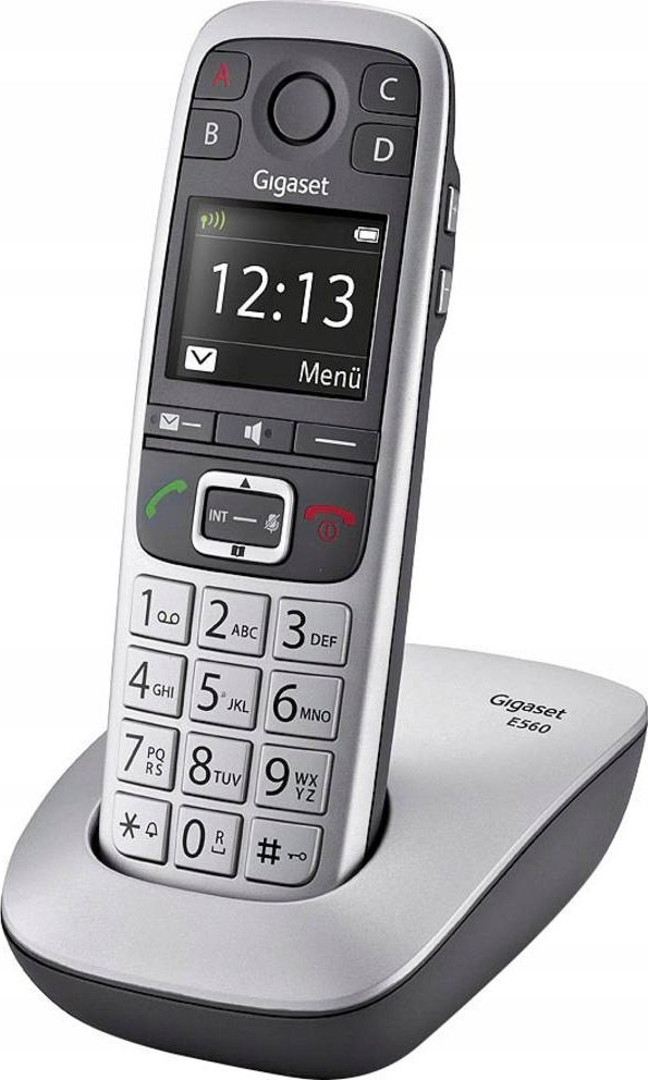 Telefon stacjonarny Gigaset Gigaset E560 phone grey / silver S30852-H2708-B101