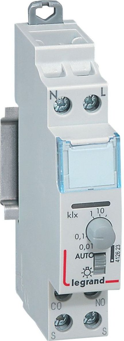 Legrand Wyłącznik zmierzchowy 1-funkcja 16A 1-100000lx z fotokomórką IP65 WZ301 (412623)