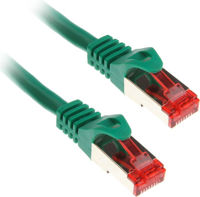 InLine 2m Cat.6 kabel sieciowy 1000 Mbit RJ45 - zielony ( 76402G )