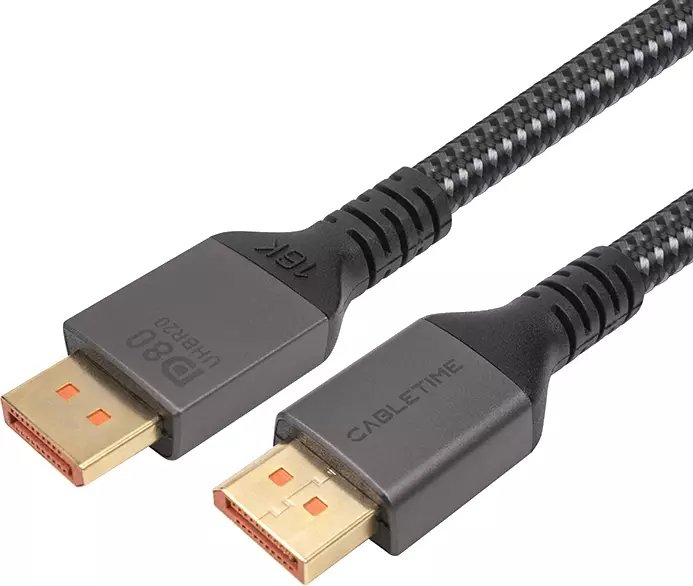 Kabel Cabletime Premium kabel DisPlay Port - DisPlay Port, 16K, 2m, 2.1 ver.