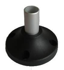 Promet Podstawa kolumny świetlnej 20mm aluminiowa do średnicy 70mm - IKAM02