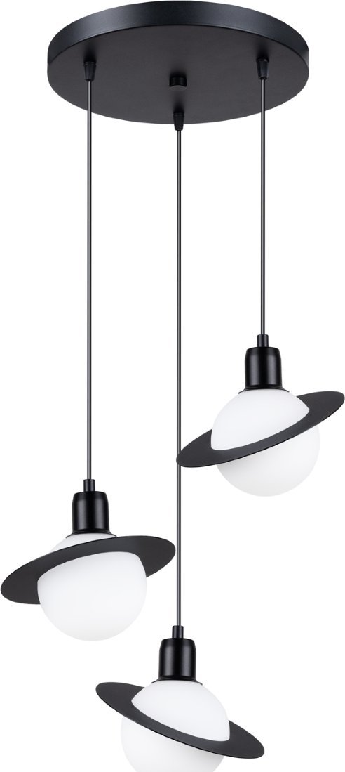 Lampa wisząca Sollux Lighting SOLLUX Lampa wisząca HYPERION 3P czarny 3 x G9 SL.1359