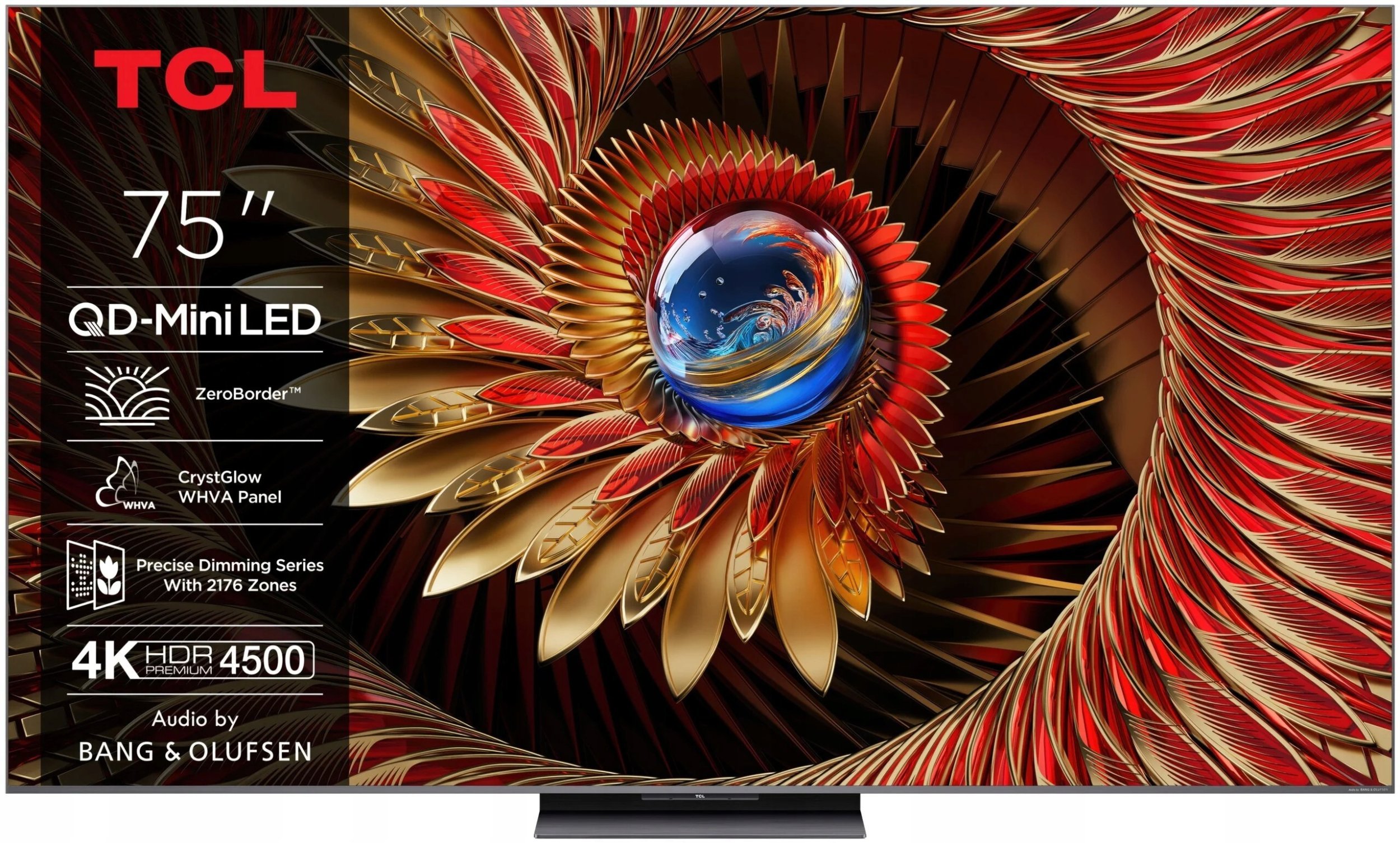 Telewizor TCL 75C8K Mini LED 75'' 4K Ultra HD Google TV