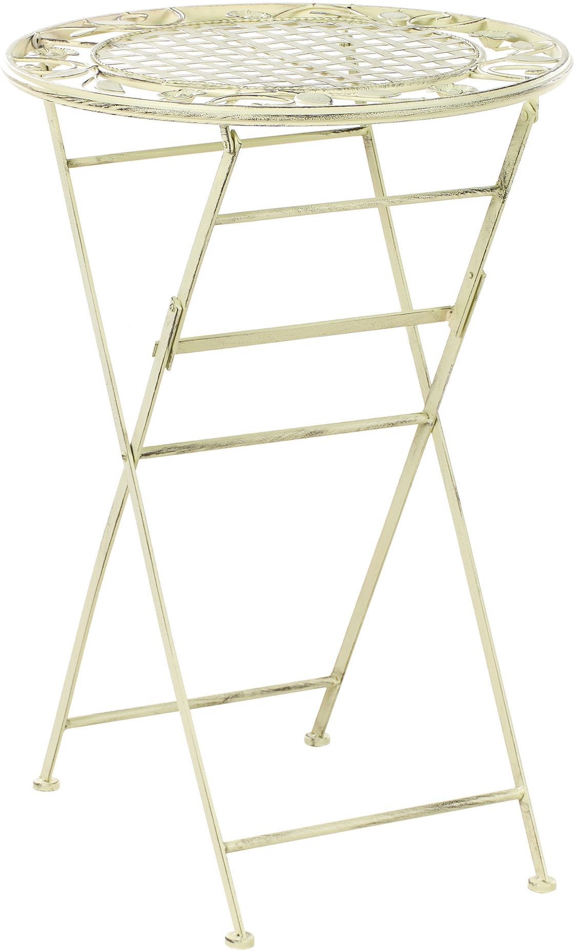 Stolik ogrodowy barowy BIVIO 60 cm 60 cm Metal Jasnozielony